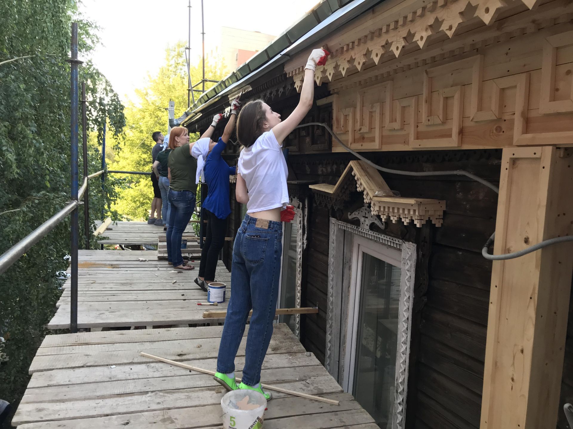 Фестиваль Тома Сойера в Казани: домик покраснел. 19 июня 2019