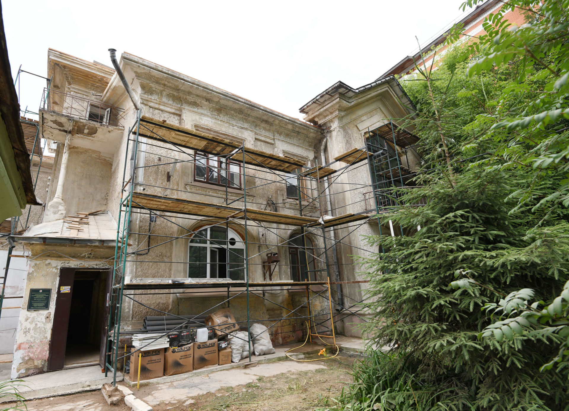 В Казани начались реставрационные работы в старинном доме архитектора Карла Мюфке