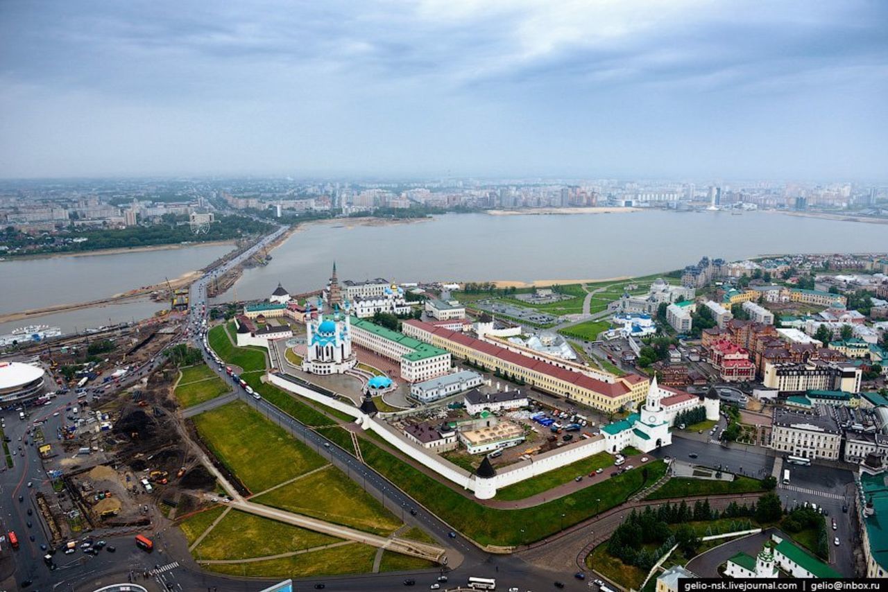 Кремль Казань сверху