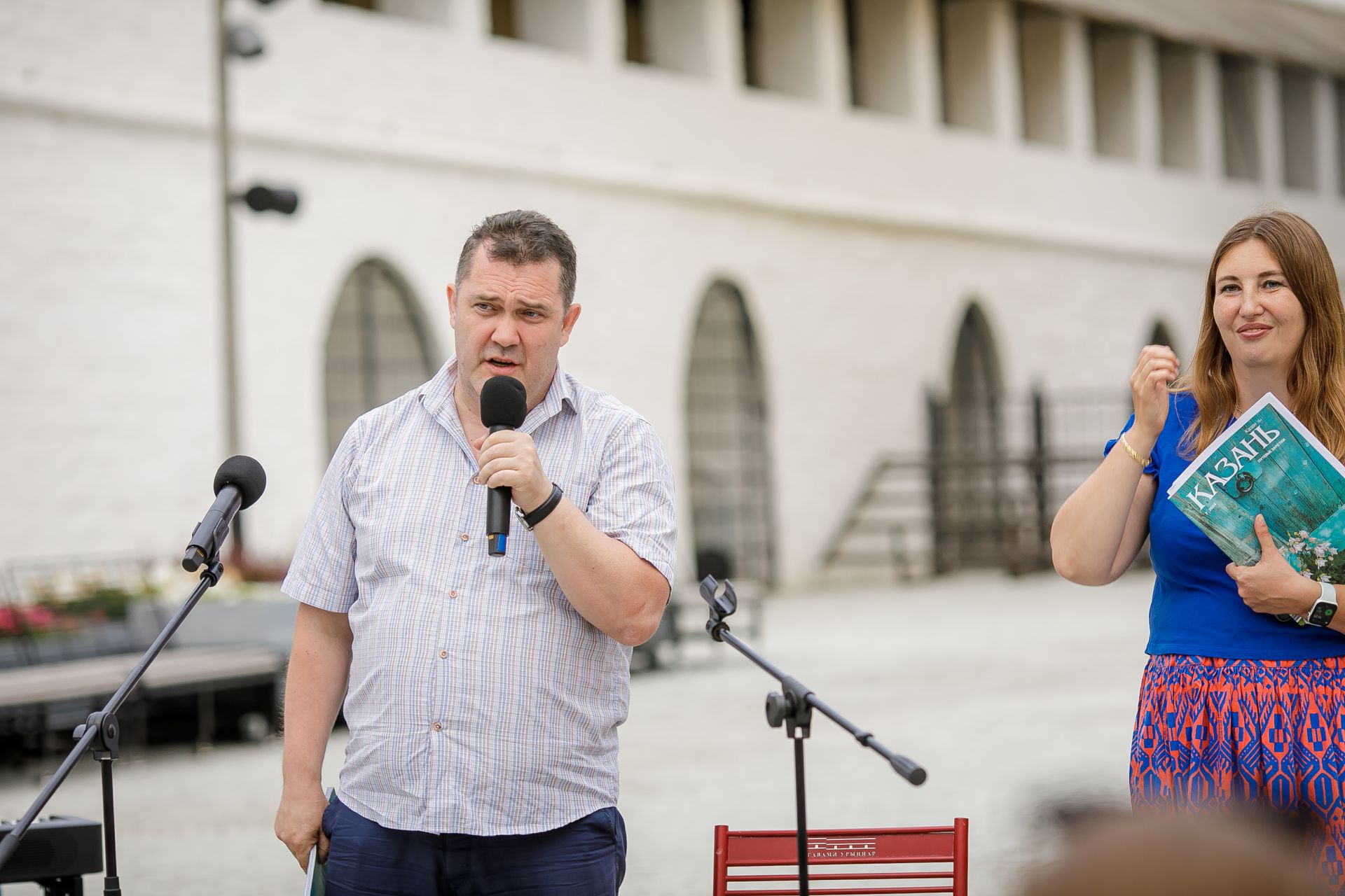 Спасибо всем, кто был вчера с нами на Июльском вечере журнала «Казань» во Дворе Присутственных мест Казанского Кремля!