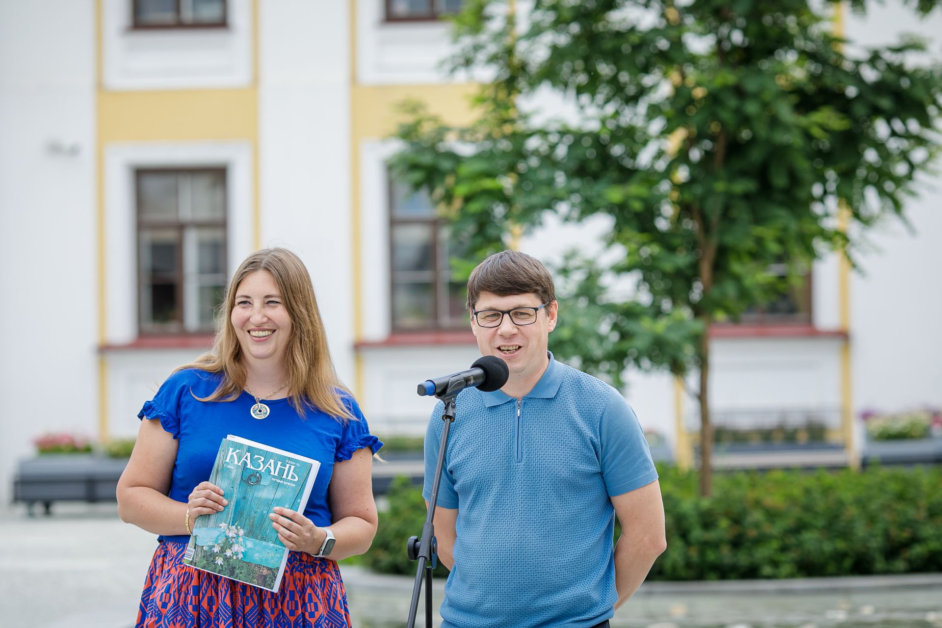 Спасибо всем, кто был вчера с нами на Июльском вечере журнала «Казань» во Дворе Присутственных мест Казанского Кремля!