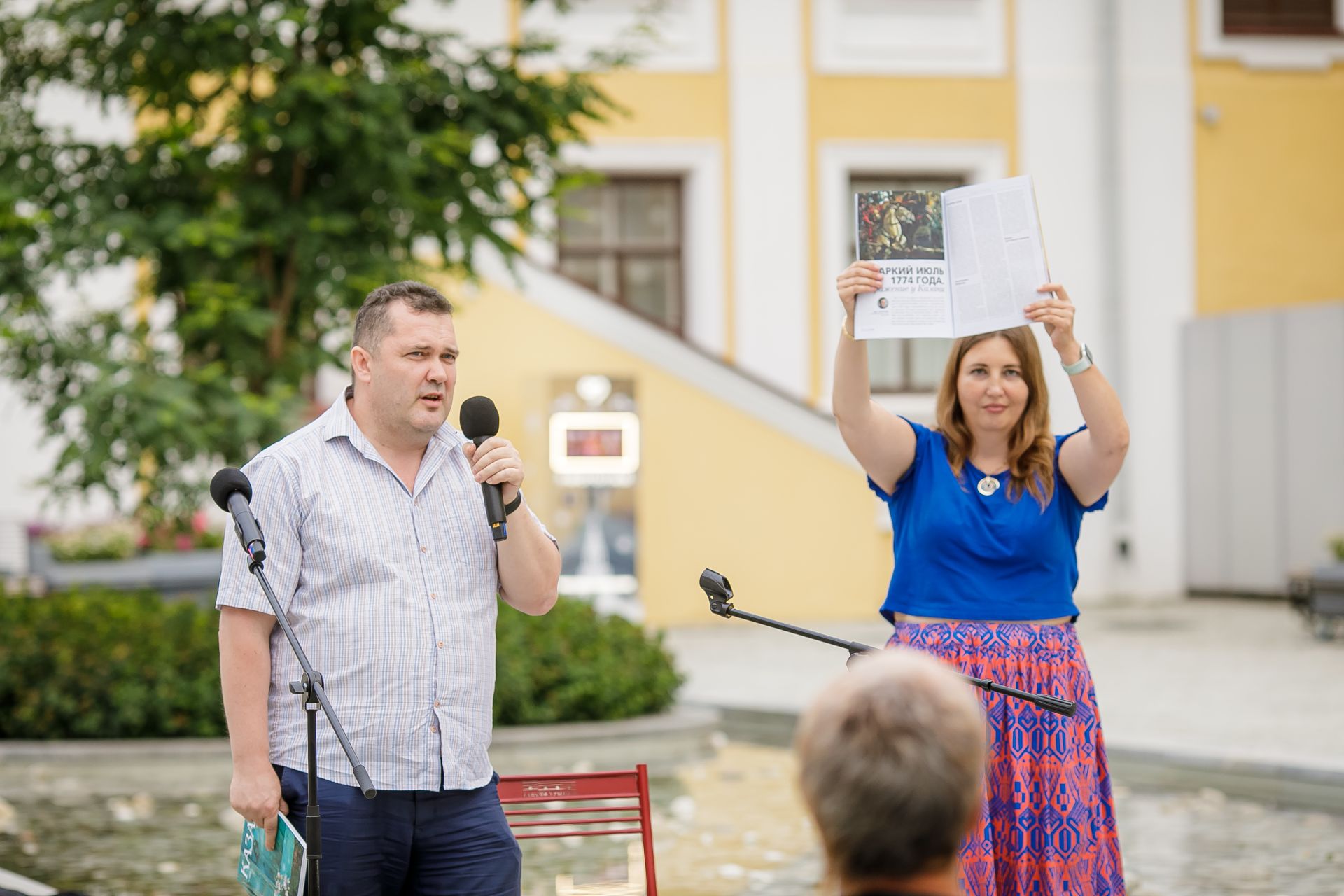 Спасибо всем, кто был вчера с нами на Июльском вечере журнала «Казань» во Дворе Присутственных мест Казанского Кремля!