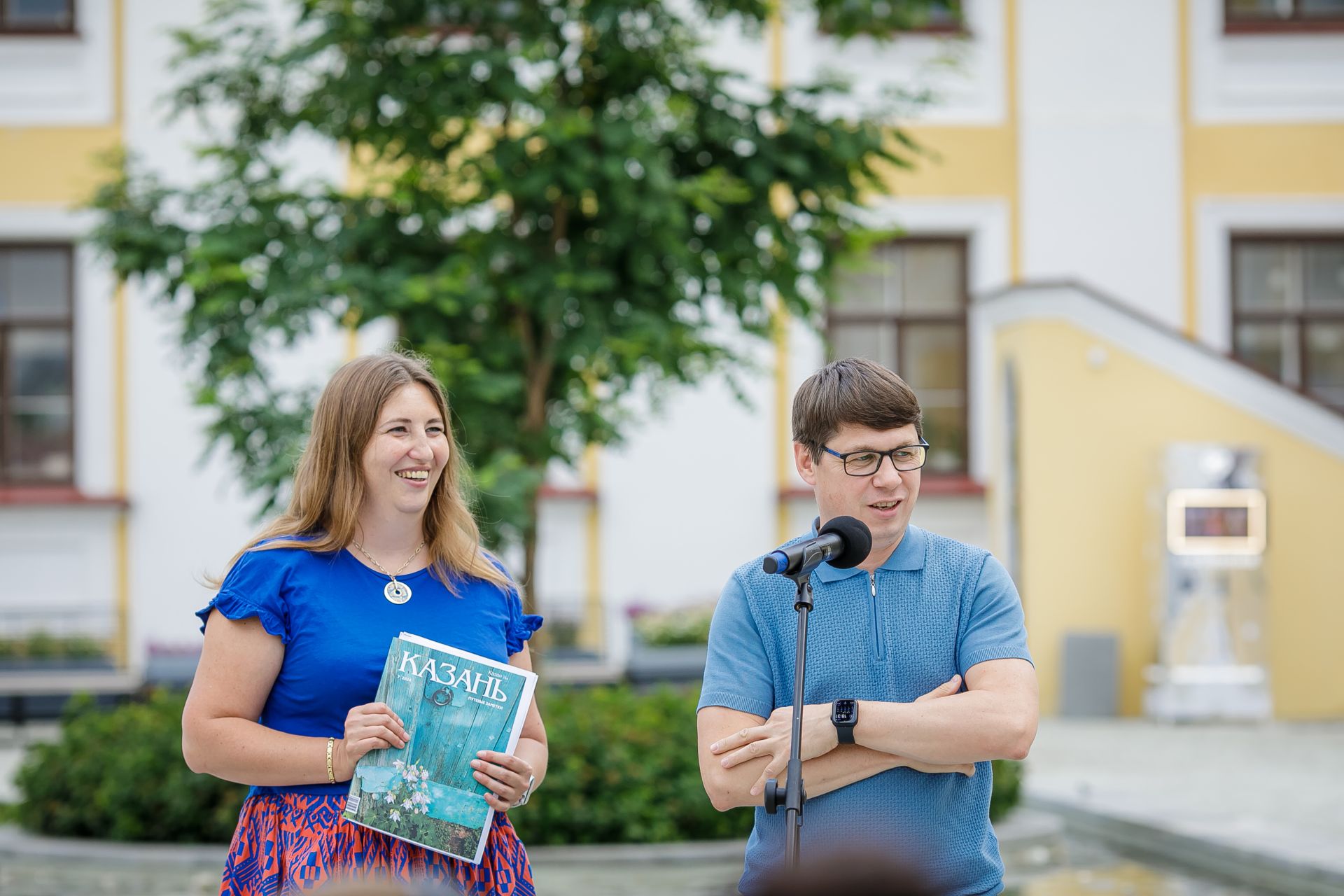 Спасибо всем, кто был вчера с нами на Июльском вечере журнала «Казань» во Дворе Присутственных мест Казанского Кремля!