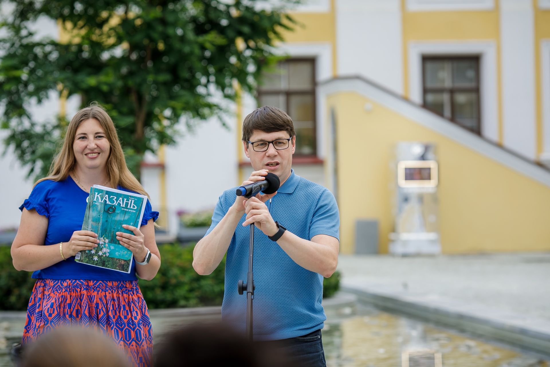 Спасибо всем, кто был вчера с нами на Июльском вечере журнала «Казань» во Дворе Присутственных мест Казанского Кремля!