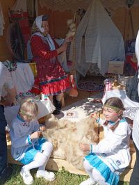 🌞На праздник марийской культуры Семык, который проходит сегодня в селе Починок Кучук, прибыли делегации из разных городов и районов Татарстана и России