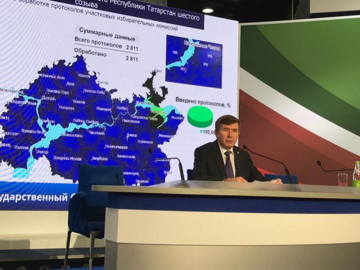 Мидхат Шагиахметов огласил предварительные итоги голосования на выборах в Госсовет Татарстана