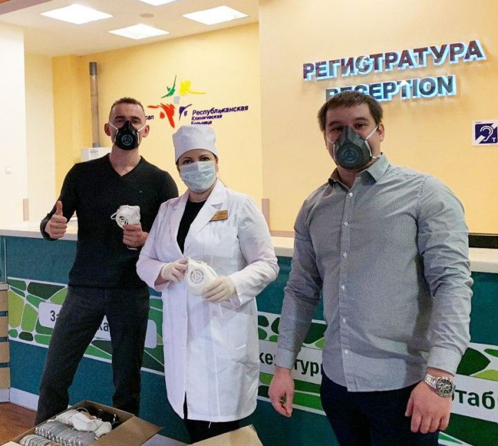 Бизнесмены напечатали на 3-D принтере маски и бесплатно передали казанским врачам