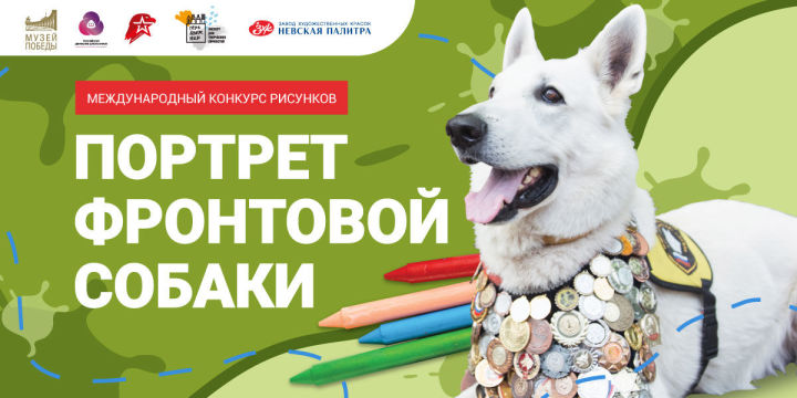 Музей Победы пригласил жителей Республики Татарстан присоединиться к Международному конкурсу рисунков «Портрет фронтовой собаки»
