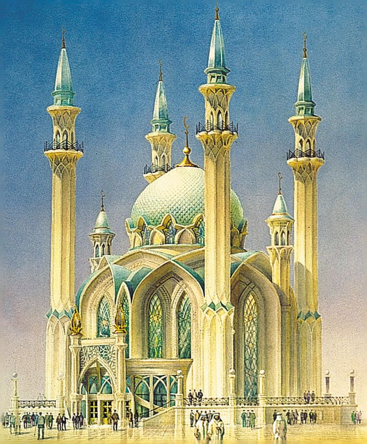 Образ мечети  Кул-Шариф Воссозданная через столетия