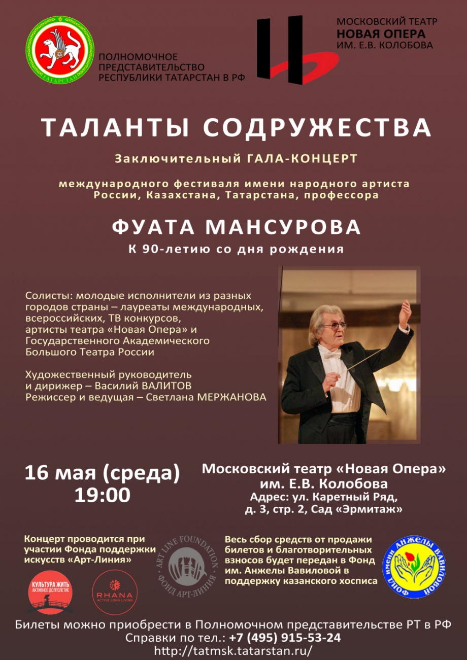 Концерт к 90-летию дирижера Фуата Мансурова