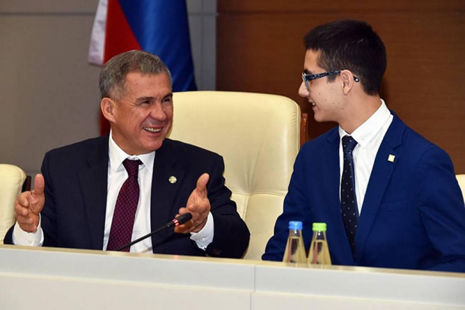 Казанский школьник на один день станет помощником Президента Татарстана