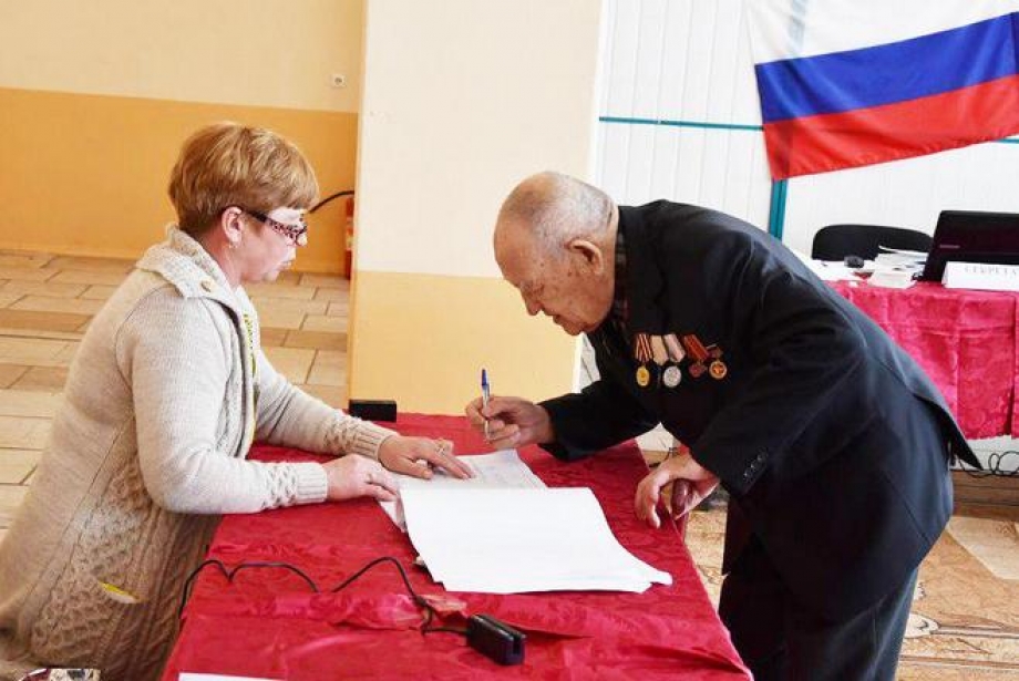 Ветеран ВОВ из Татарстана проголосовал на выборах Президента России