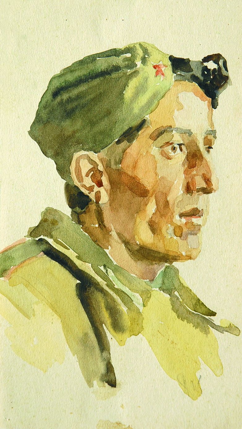 Рисунки,  сделанные  между боями