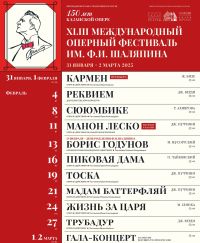 XLIII Международный оперный фестиваль им.Ф.И.Шаляпина откроется премьерой оперы «Кармен»