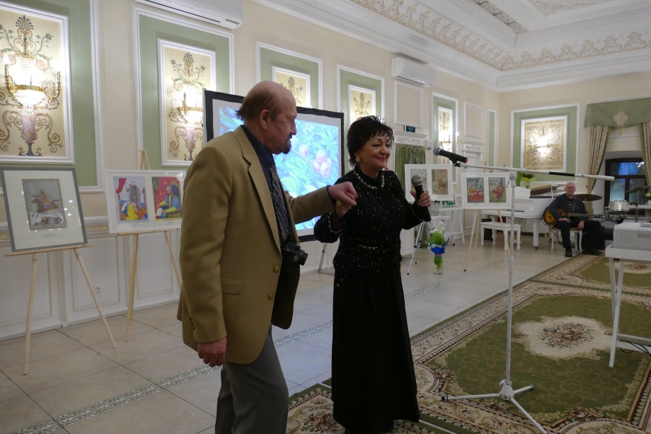 Выставка художника Рушана Шамсутдинова открылась в его родной Старотатарской слободе